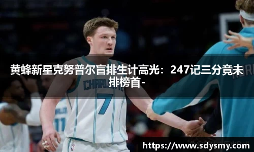 黄蜂新星克努普尔盲排生计高光：247记三分竟未排榜首-